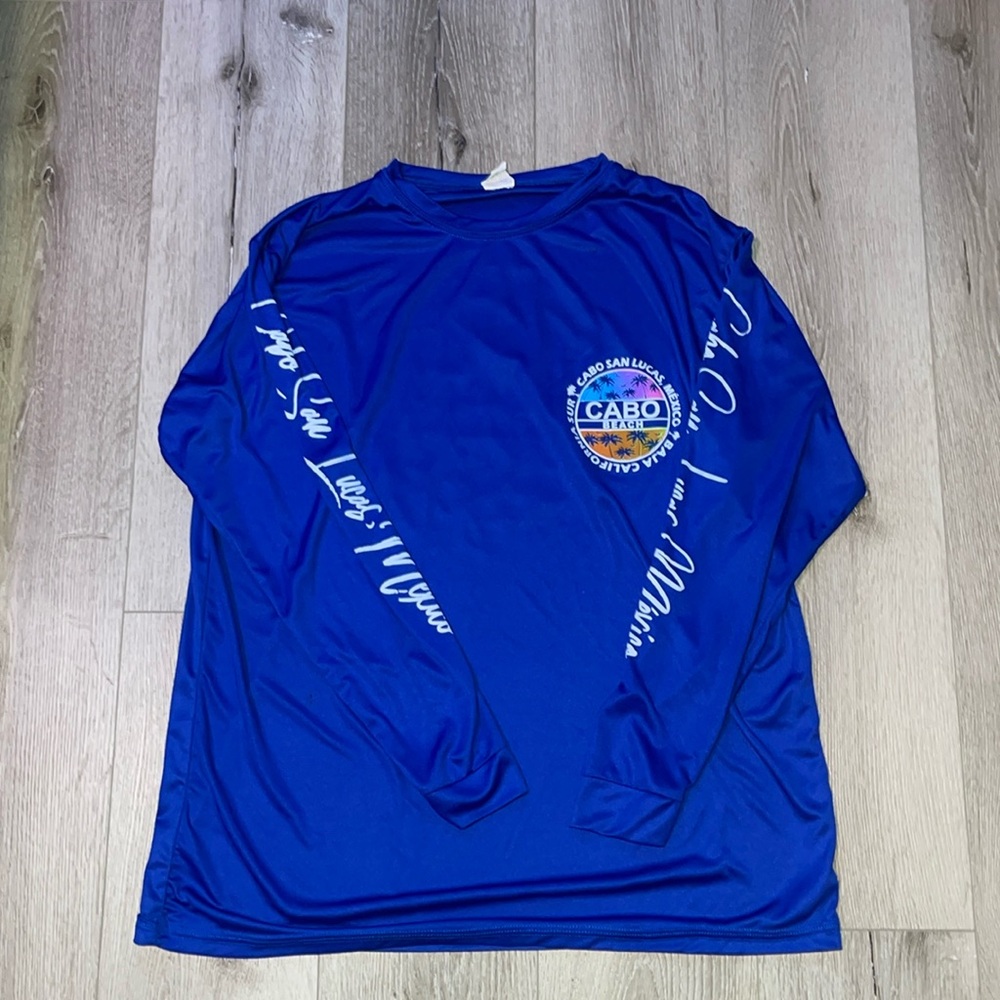 Navy blue long sleeve from Cabo Mexico